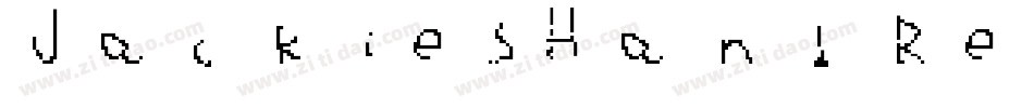 JackiesHand Regular字体转换